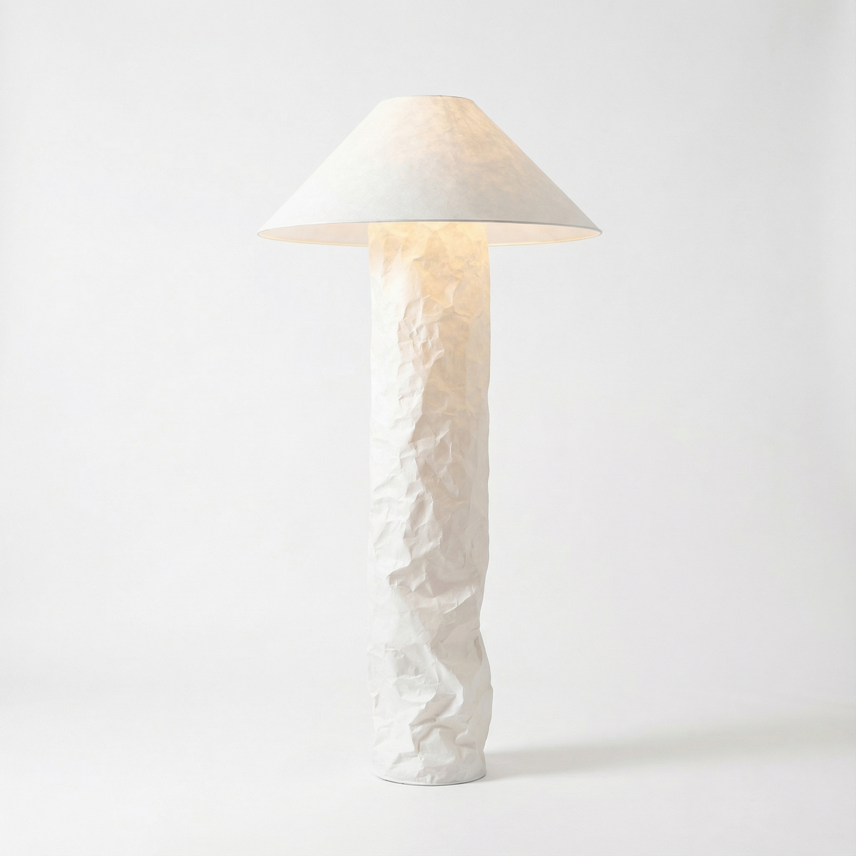 Contemporary Fabric Metal Floor Lamp Jovaris – Lifestyle View 3