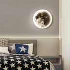 Moon Astronaut LED Circle Wall Sconce – Celrix – Hero Shot