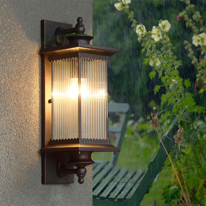 Vintage Metal Rectangular Wall Sconce Garovex – Product Detail 11
