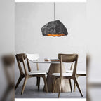 Nordic Rock Pendant Light Bvaelorn – Lifestyle over Dining Table