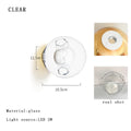 Coloured Glass Globe Wall Sconce – Chrometh – Product Detail 8
