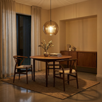 Transparent Clear Glass Pendant Light Haldrix – Hero Shot