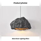 Nordic Rock Pendant Light Bvaelorn – Black Rock Finish
