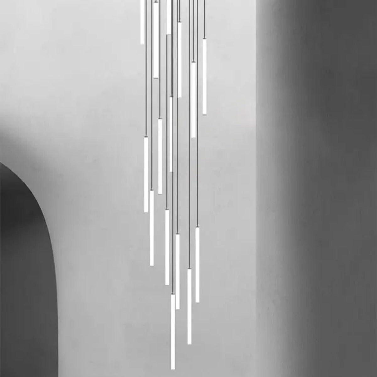 Slim LED Cylinder Tube Pendant Cluster – Graviton – Product Detail 5