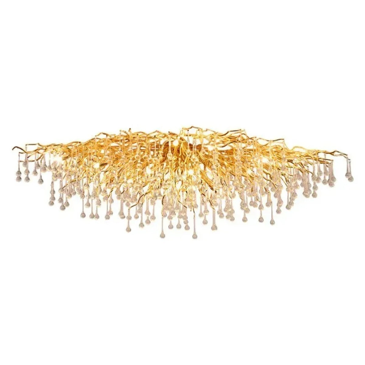Gold Crystal Branch Chandelier – Equinara – Product Detail 5