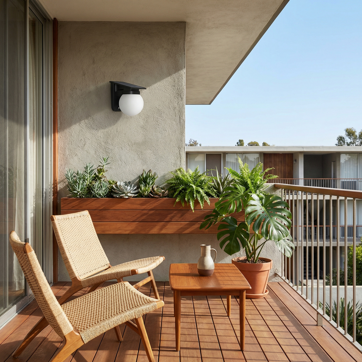 Solar Powered Garden Wall Sconce Heliora