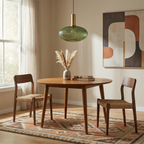 Glass Smoked Pendant Light Halion