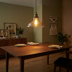 Glass Smoked Pendant Light Gerox
