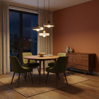 Minimal Stone Disc Pendant Light Lithovex – Lifestyle View 2