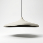 Micro-Cement Sculptural Pendant Light Forix – Lifestyle View 4