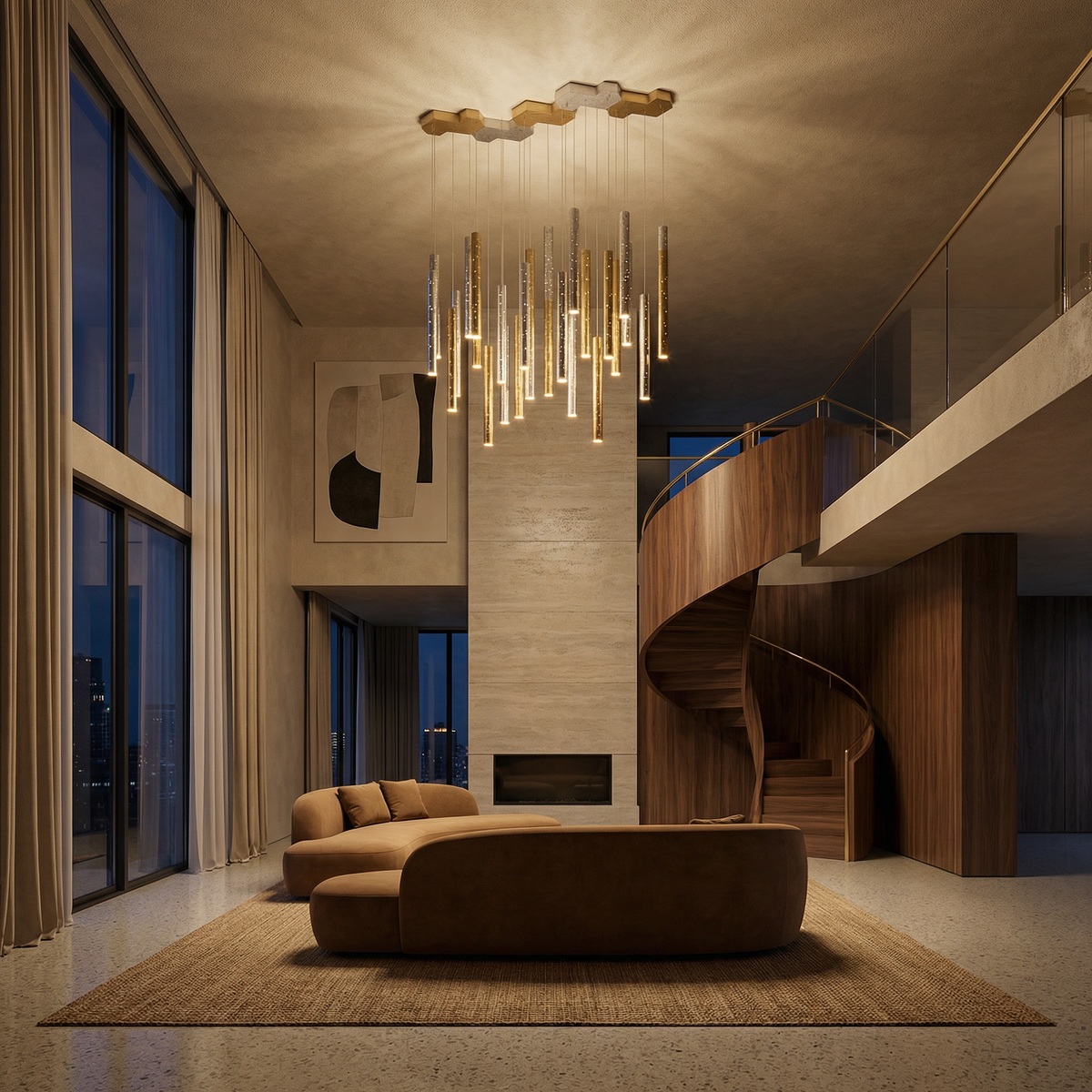 LED Modern Chandelier Ilix
