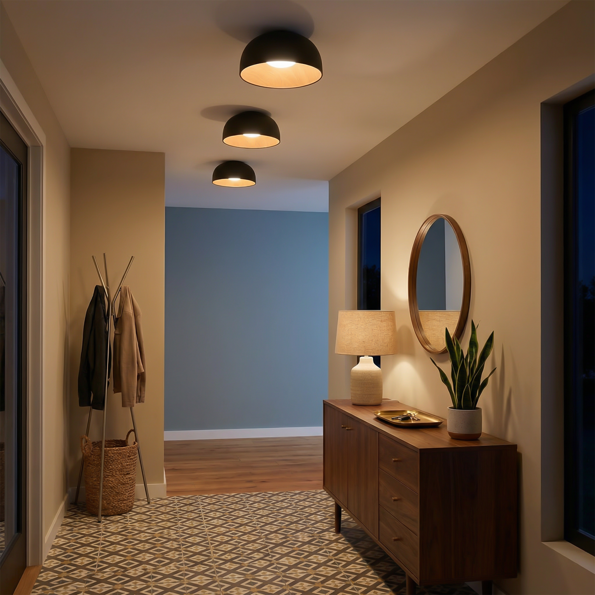 Modern Metal Ceiling Light Glormon