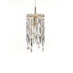 Cerovax crystal pendant light — studio view, 32cm