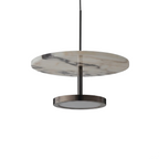 Natural Stone Warm Glow Pendant Light Falmoren – Lifestyle View 4