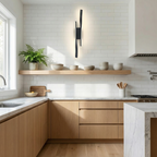 Contemporary Aluminum Linear Wall Sconce Nelvora
