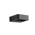 Industrial Black Metal Outdoor Wall Light Karvenis – matte black aluminium body