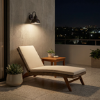 Industrial Rust Patina Gooseneck Wall Sconce Barnox – Lifestyle View 3