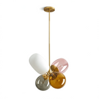Modern Metal Acrylic Chandelier Solvan – Lifestyle View 3