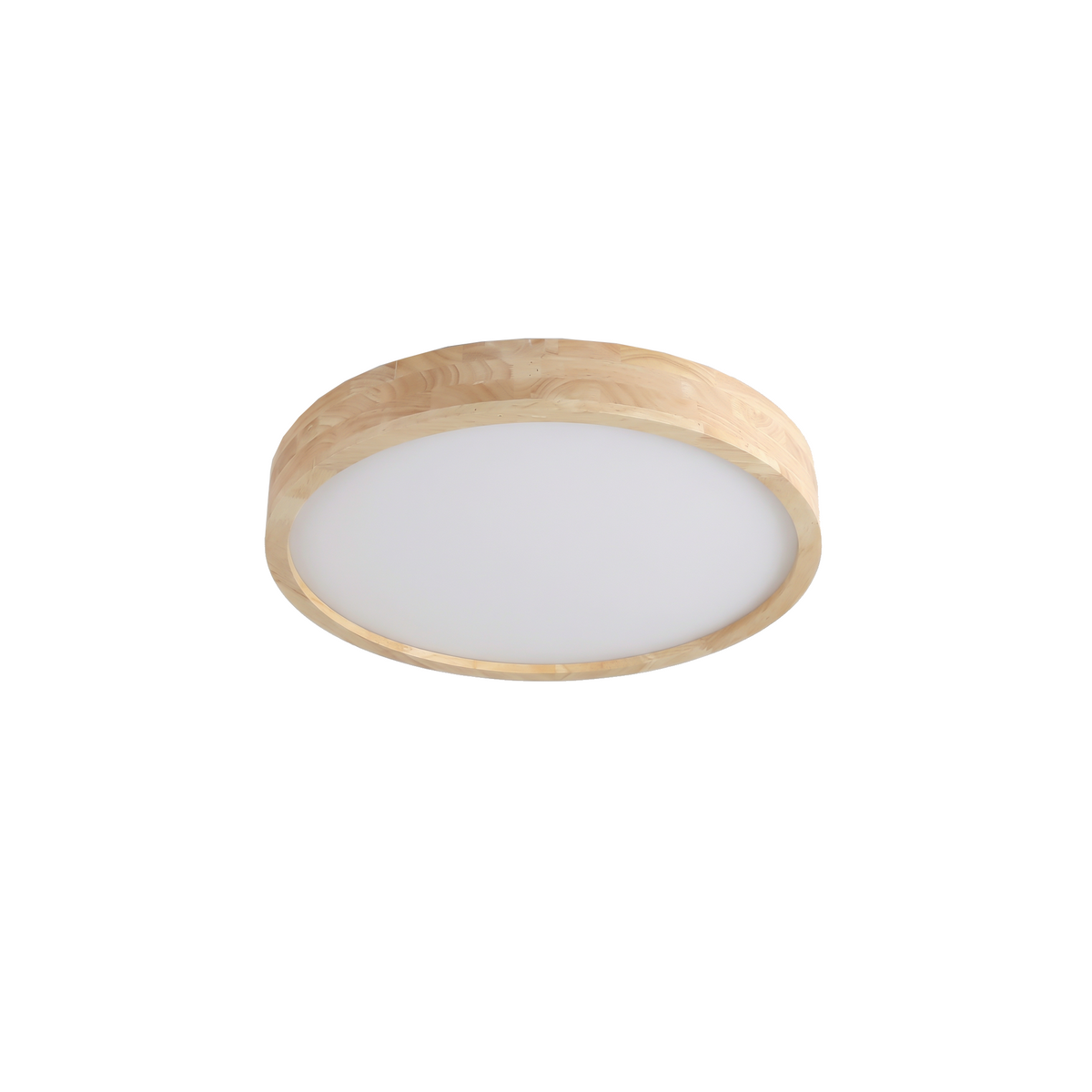 Solid Wood Drum Flush Ceiling Light Balero – Lifestyle View 4
