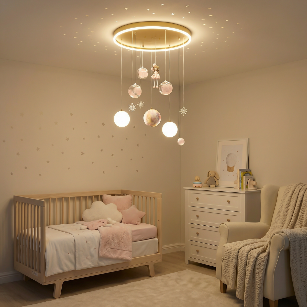 Graceful Aluminum Princess Chandelier Dovex – Product Detail 8