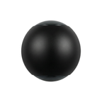 Multi-Beam Aluminum Sphere Wall Sconce Triberon – Black finish, studio detail