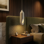 Warm Resin Dome Pendant Light Cadovel – Lifestyle View 3