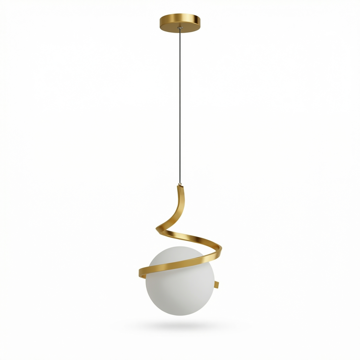 Luxe Glass Globe Pendant Light Barovex – Lifestyle View 3