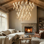 Spiral Arm Statement Chandelier Lalmon – Lifestyle View 3
