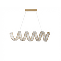 Gold Spiral Crystal Chandelier – Cerix, studio view