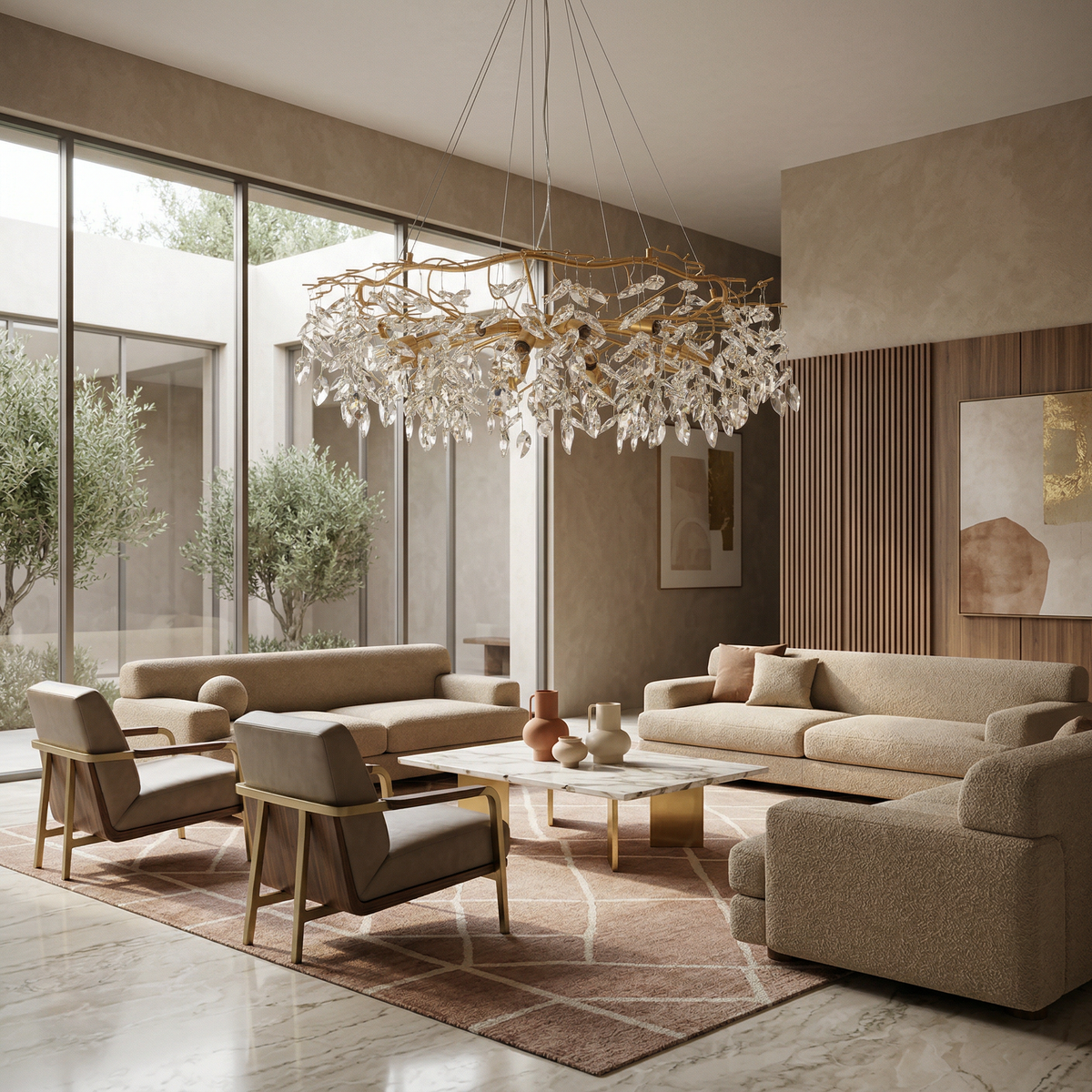 Crystal Modern Chandelier Iglon