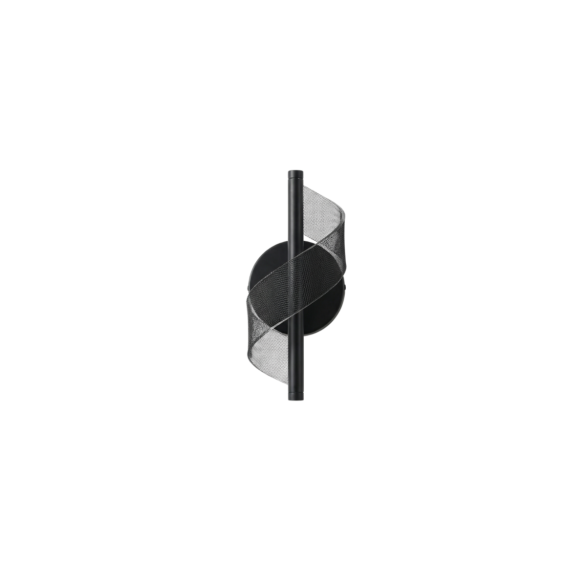 Sculptural Acrylic Helix Wall Sconce Spirex – Product Detail 6