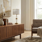 Minimalist Fabric Shade Table Lamp Velantis – Product Detail 8