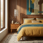 Cerovax crystal pendant light — bedroom lifestyle