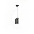 Smoked Glass Minimalist Pendant Light Kronex – Lifestyle View 3