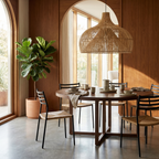 Rattan Japanese Pendant Light Felon