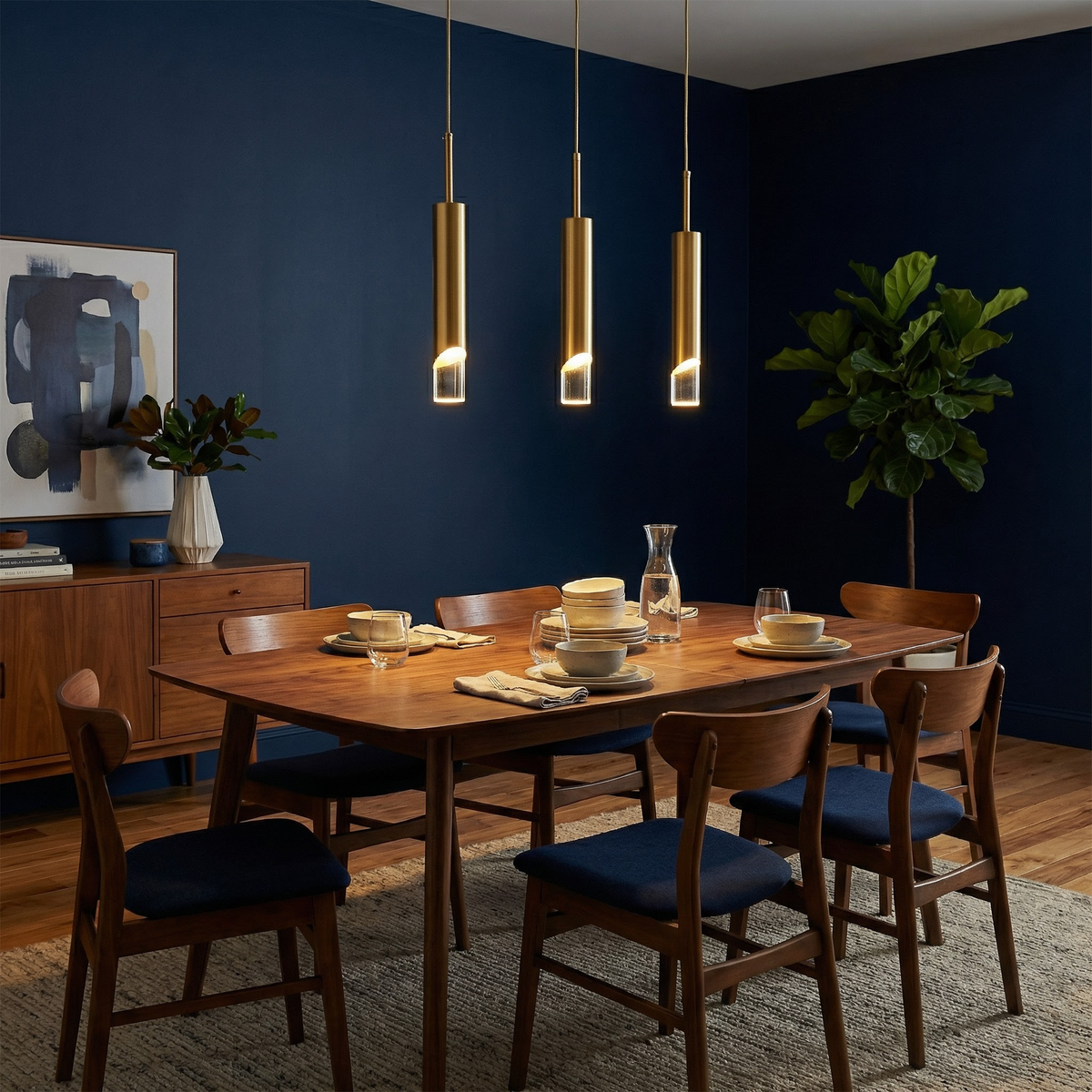 Aluminium Gold Pendant Light Dornex