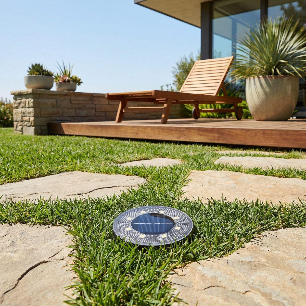 Solar LED Disc Ground Light Solivex