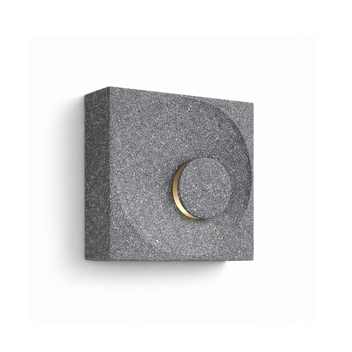 Sculptural Stone-Effect Wall Sconce Velanto – Lifestyle View 2