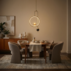 Modern Metal Ring Pendant Light Circlion
