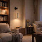 Precision Metal Architectural Wall Sconce Verdan – Lifestyle View 3