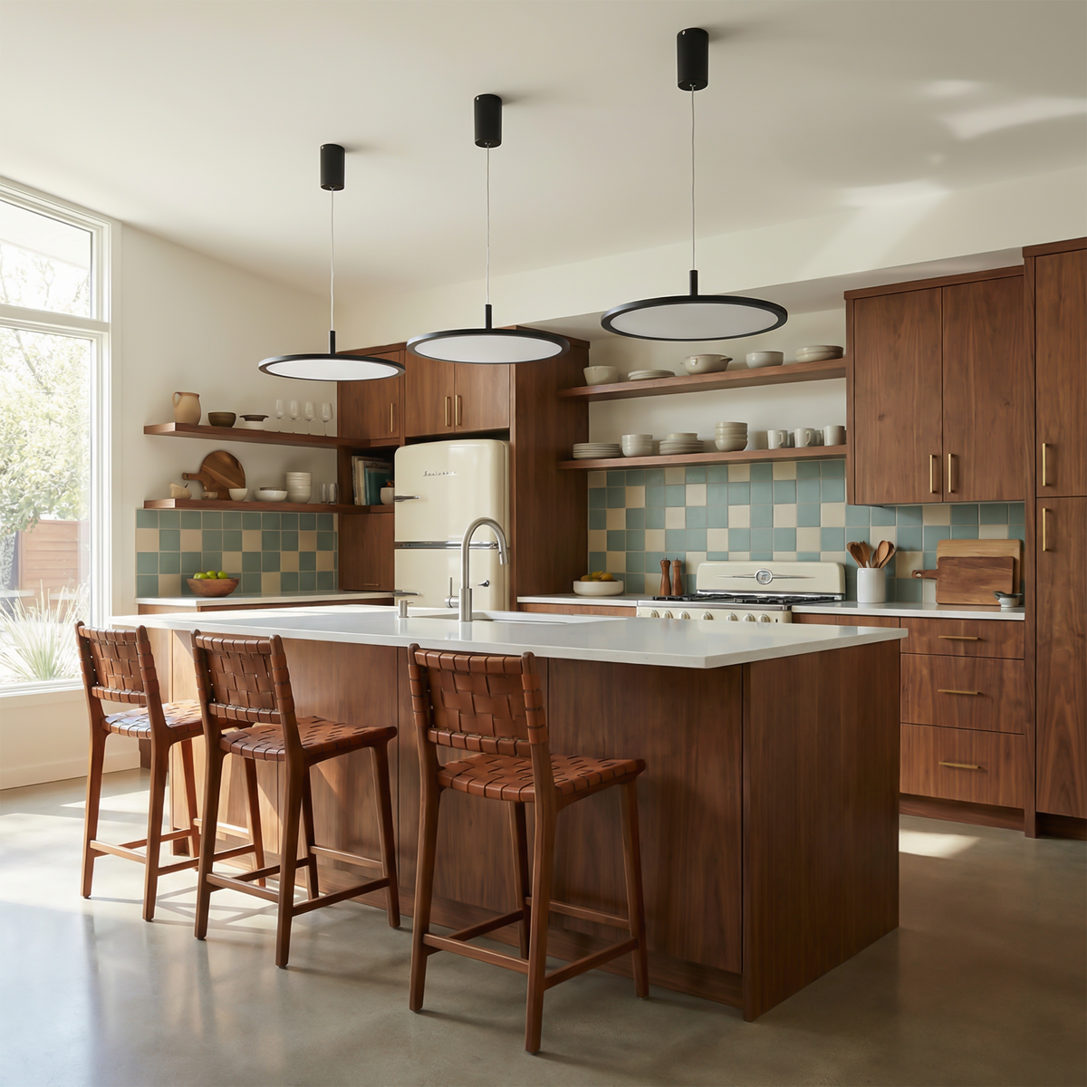 Contemporary Adjustable Pendant Light Banoreth