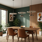 Natural Stone Warm Glow Pendant Light Falmoren – Lifestyle View 2