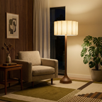 Wabi-Sabi Solid Wood Table Lamp Horix – Lifestyle View 2