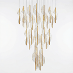 Spiral Arm Statement Chandelier Lalmon – Lifestyle View 2