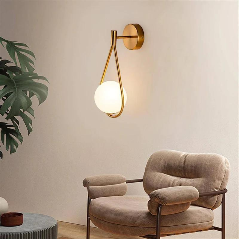 Curved Metal Arc Wall Sconce Arcolin – Hero Shot