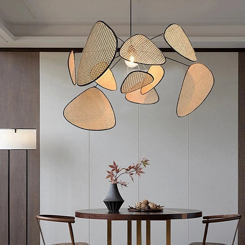 Handwoven Rattan Cluster Chandelier – Canopex – Product Detail 10