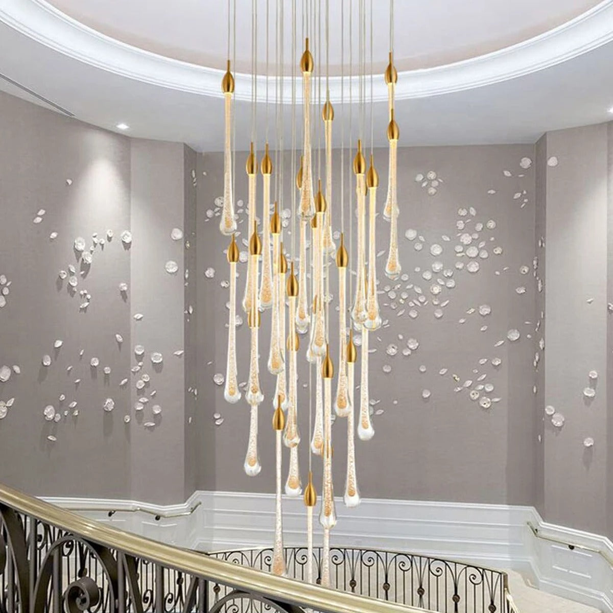 Crystal Rain Drop Chandelier Kelvix – Product Detail 5