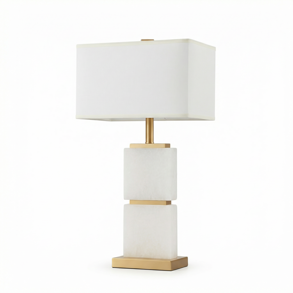 Clean-Lined Sculptural Table Lamp Celdon – Lifestyle View 4