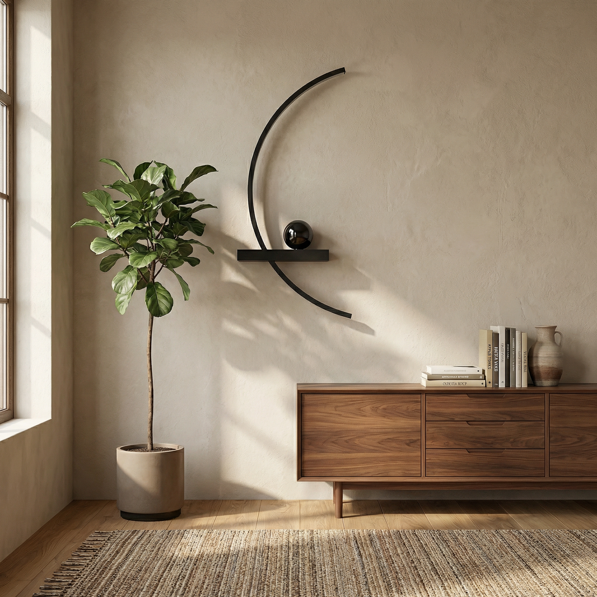 Elongated Linear Wall Sconce Biareth – Lifestyle View 3
