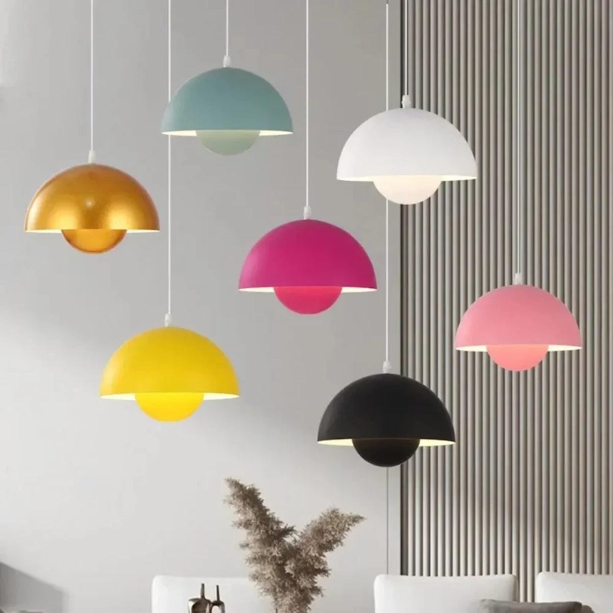 Retro Dome Pendant Light – Tangevox – Lifestyle View 2